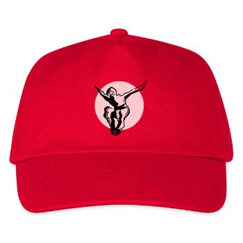 Ninja - blackcolor - Kids’ Baseball Cap - red - Front
