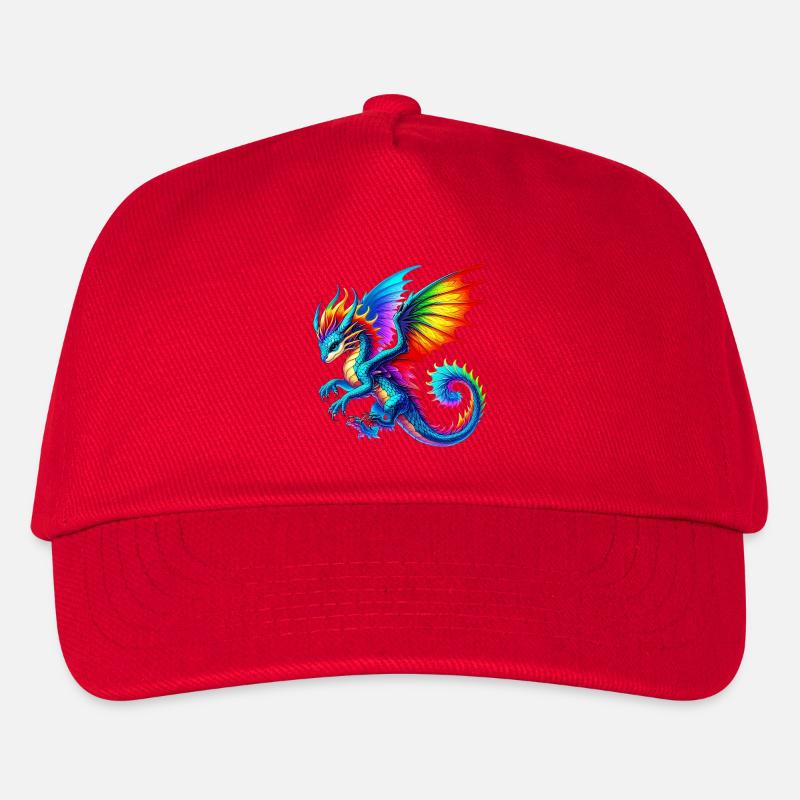 Drache - Kinder Basecap - Rot