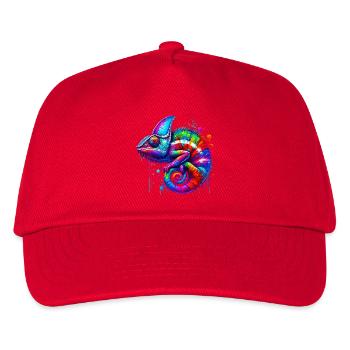 Caméléon - Casquette de baseball Enfant - rouge - Devant