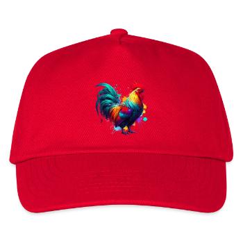 Rooster Hen - Kids’ Baseball Cap - red - Front