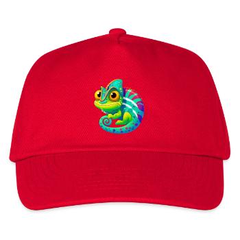 Caméléon - Casquette de baseball Enfant - rouge - Devant