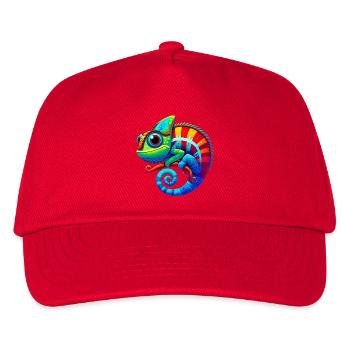 Caméléon - Casquette de baseball Enfant - rouge - Devant