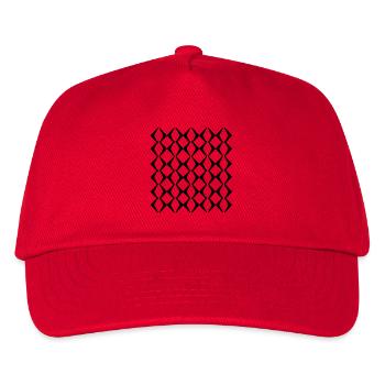 Mode Uni - Casquette de baseball Enfant - rouge - Devant