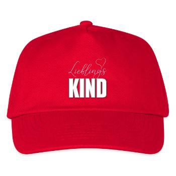 Favorite child Favorite child with heart - Kids’ Baseball Cap - red - Front