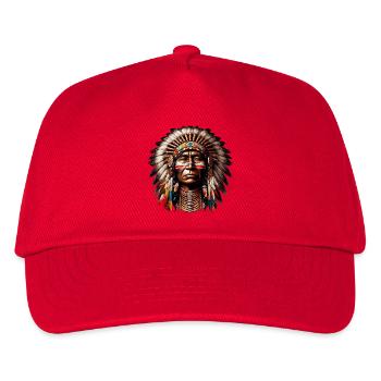 American Indian American - Kids’ Baseball Cap - red - Front