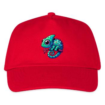 Caméléon - Casquette de baseball Enfant - rouge - Devant