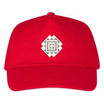 Ornament - Kinder Basecap - Rot - Vorne