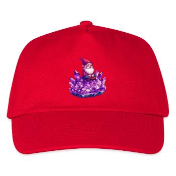 Gnom - Kinder Basecap - Rot - Vorne