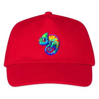 Caméléon - Casquette de baseball Enfant - rouge - Devant