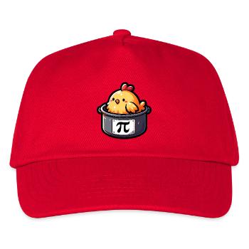 Pi Day Huhn Motiv Pi Fans Mathematikfans Lehrer - Kinder Basecap - Rot - Vorne