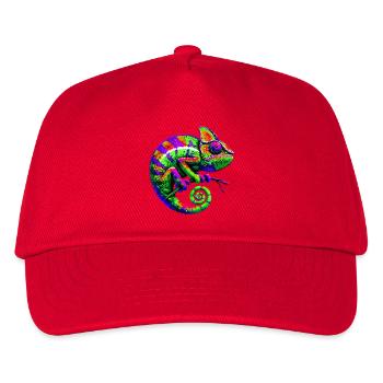 Caméléon - Casquette de baseball Enfant - rouge - Devant