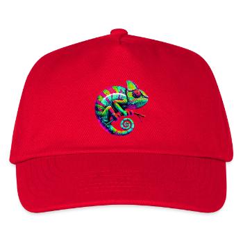 Caméléon - Casquette de baseball Enfant - rouge - Devant
