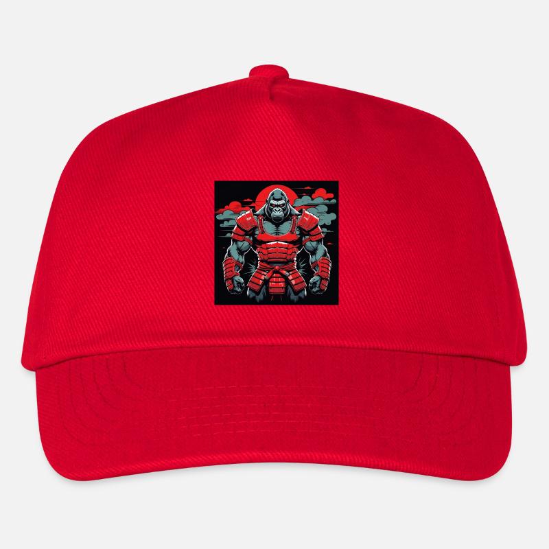Primal Ronin – Der Samurai-Gorilla - Kinder Basecap - Rot
