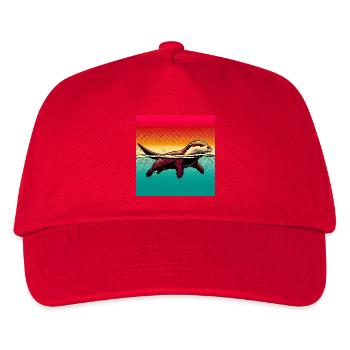 Otter - Kinder Basecap - Rot - Vorne