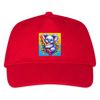 Koala - Kinder Basecap - Rot - Vorne