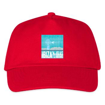 Ibiza Windmills Design - Kids’ Baseball Cap - red - Front