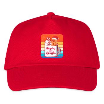 Gingerbread Christmas Gingerbread Man Gingerbread - Kids’ Baseball Cap - red - Front