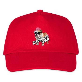 T-shirt Bulldog Punk Mohawk - Casquette de baseball Enfant - rouge - Devant
