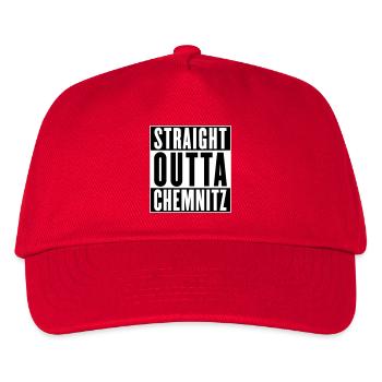 Tout droit sorti de Chemnitz (couleurs changeantes) - Casquette de baseball Enfant - rouge - Devant