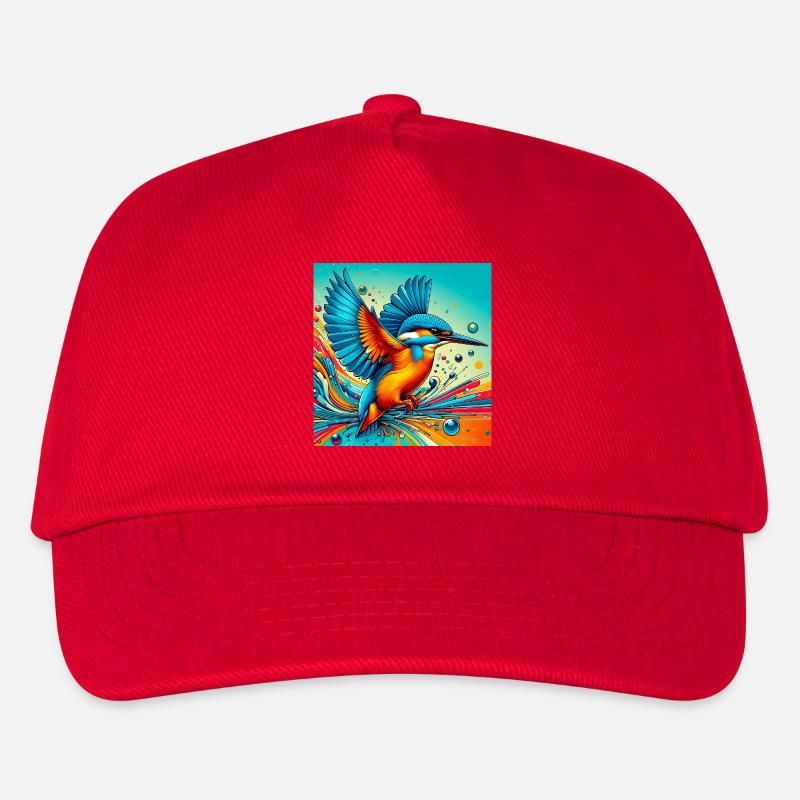 Eisvogel - Kinder Basecap - Rot