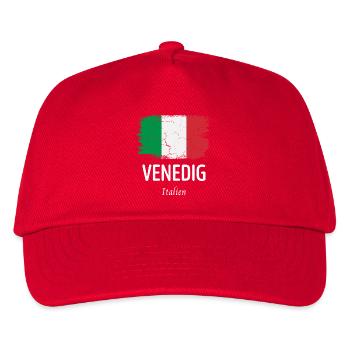 Venedig - Kinder Basecap - Rot - Vorne