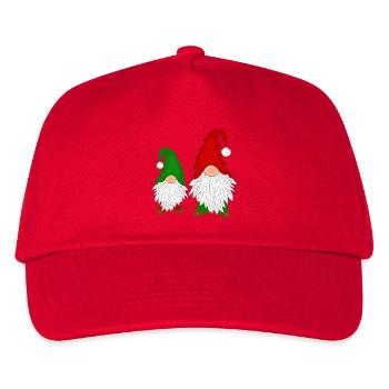 lustige Wichtel - Kinder Basecap - Rot - Vorne