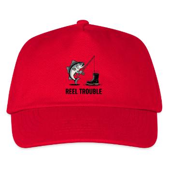 Reel Trouble – Fishy Fail Vibes - Casquette de baseball Enfant - rouge - Devant