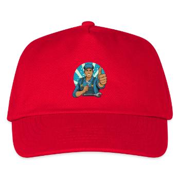 Illustration de pouce vers le haut d’artisan - Casquette de baseball Enfant - rouge - Devant