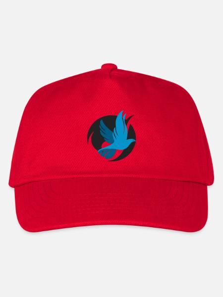 Originales Taubenlogo - Kinder Basecap - Rot