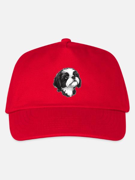 Shih Tzu - Kinder Basecap - Rot