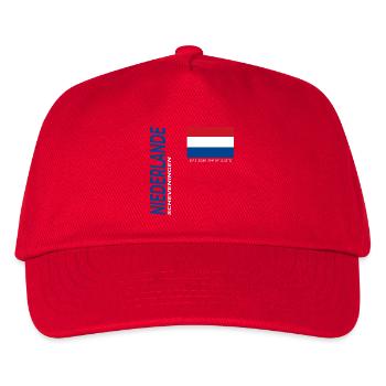 Scheveningen - Kinder Basecap - Rot - Vorne