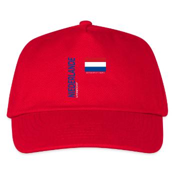 Utrecht - Kinder Basecap - Rot - Vorne