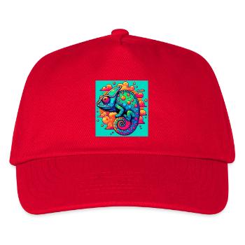 chameleon - Kids’ Baseball Cap - red - Front