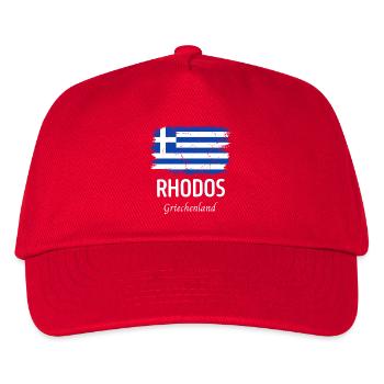 Rhodes - Kids’ Baseball Cap - red - Front