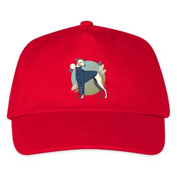 Chien lévrier italien - Casquette de baseball Enfant - rouge - Devant