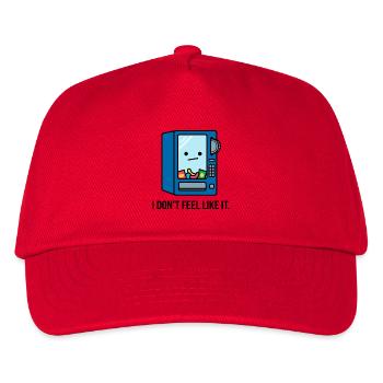 Distributeur automatique paresseux - Je n’en ai pas envie - Casquette de baseball Enfant - rouge - Devant