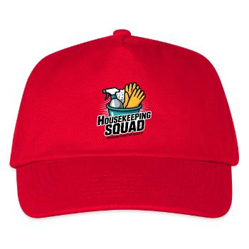 Conception de nettoyage amusante - Casquette de baseball Enfant - rouge - Devant