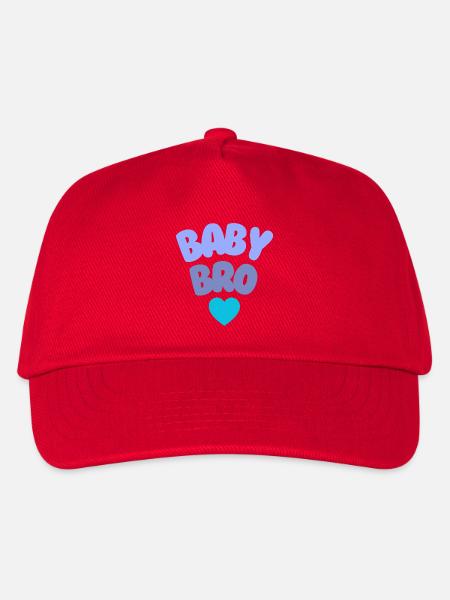 Baby Bro Love - Kinder Basecap - Rot