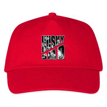 Étoile de brouillard Papa Husky - Casquette de baseball Enfant - rouge - Devant