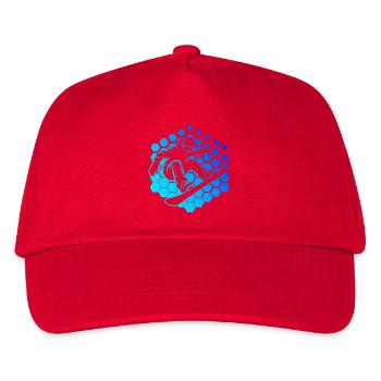Œuvres d’art propres pour snowboard féminin - Casquette de baseball Enfant - rouge - Devant