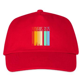 Chapter 31 Bible Proverb Jesus Christ Bible Verse - Kids’ Baseball Cap - red - Front