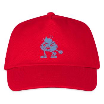 Funny poop pile dancing - Kids’ Baseball Cap - red - Front
