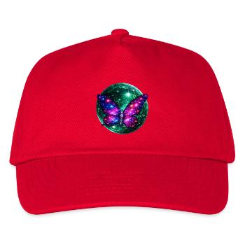 Asterra Rebirth – Cosmic Butterfly Universe - Kids’ Baseball Cap - red - Front