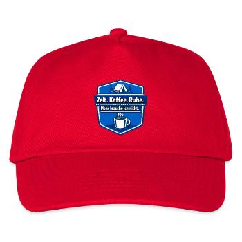 Camping Motorhome Saying - Kids’ Baseball Cap - red - Front