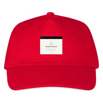 HUMAN DETECTED - Kids’ Baseball Cap - red - Front