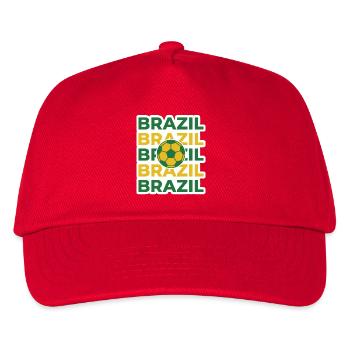 Brazil - Kids’ Baseball Cap - red - Front
