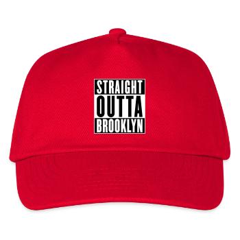 Tout droit sorti de Brooklyn (couleurs changeantes) - Casquette de baseball Enfant - rouge - Devant