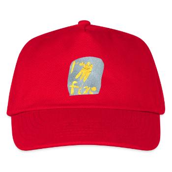 I’m Well – Conception de texte en feuille d’or - Casquette de baseball Enfant - rouge - Devant