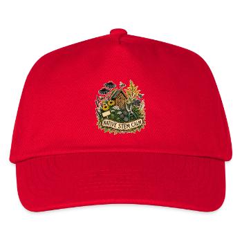 NATIVE STEM CALM Pflanzen - Kinder Basecap - Rot - Vorne