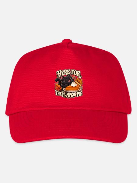 Hier für den Kürbiskuchen - Kinder Basecap - Rot